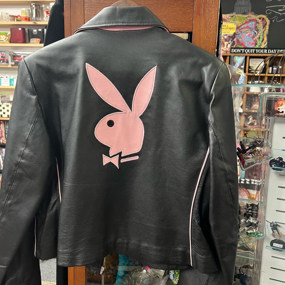 Almost Vintage Leather Play Boy Leather Jacket